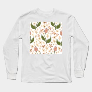 Floral Pattern Long Sleeve T-Shirt